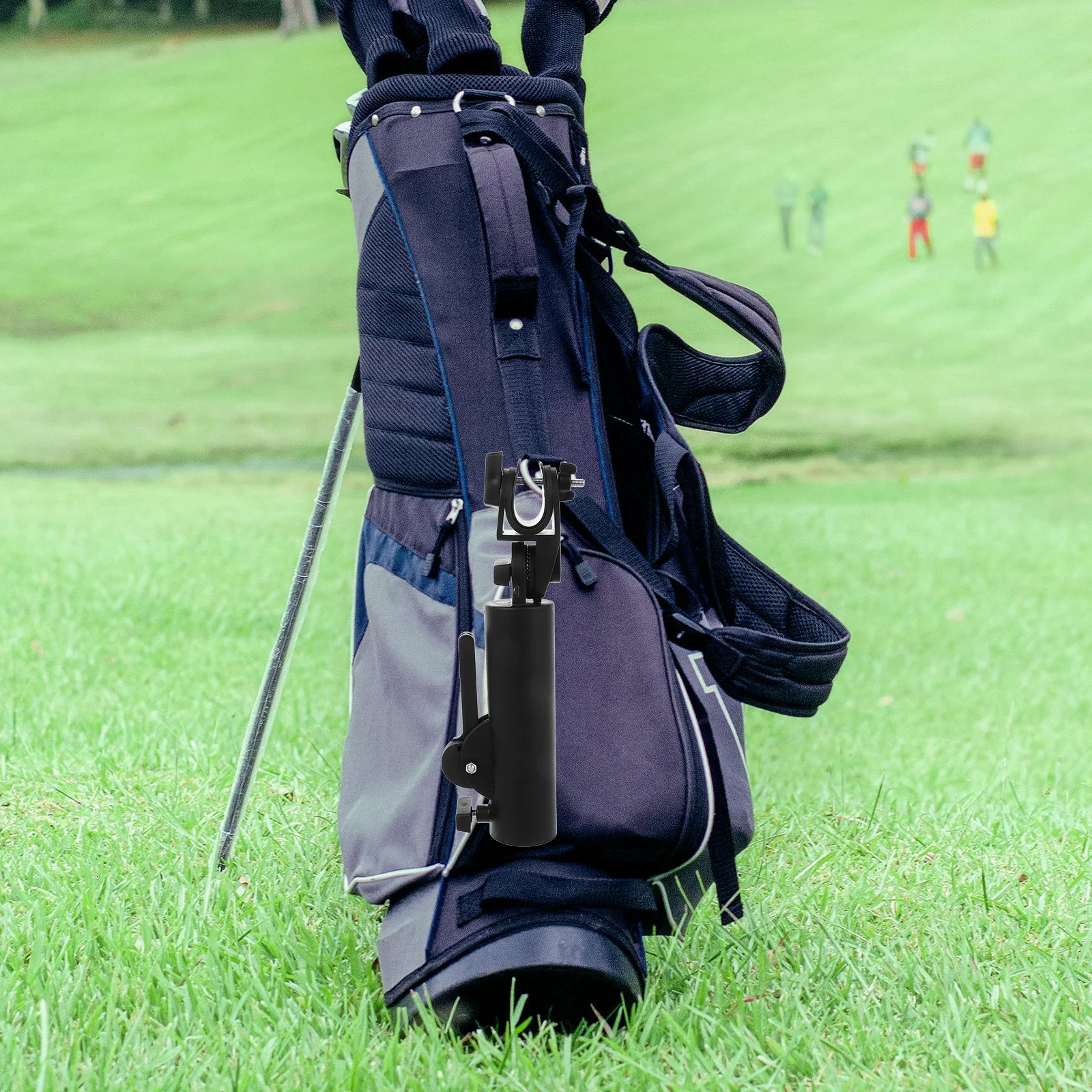 

Golf Holder Adjustable Stand For Push Cart Trolley Durable Clamp Support Golf Umbrella Accessory Cart Umbrella Stand