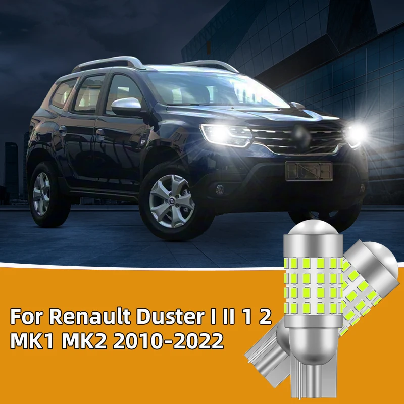 2PCS For Renault Duster MK1 MK2 2010-2022 Clearance Lights side marker position Signal Lamp width light Car T10 Led Traffic Bulb