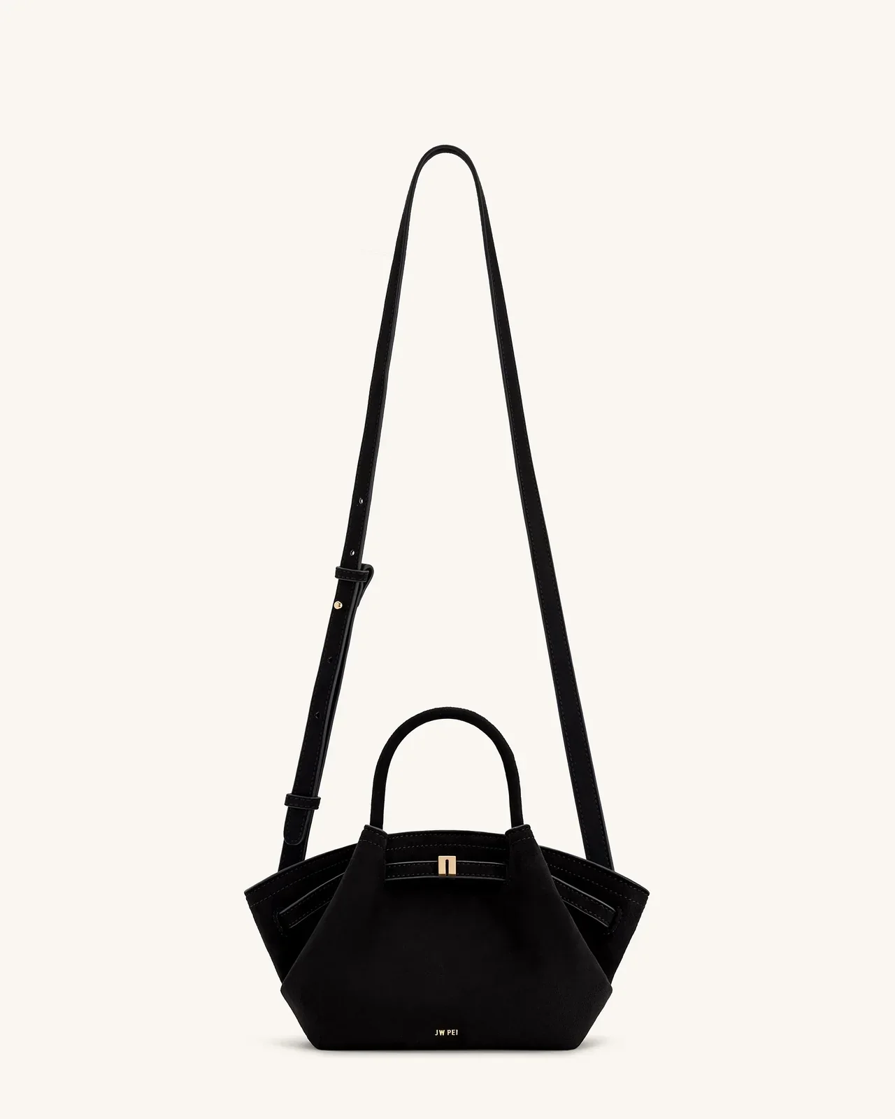 JW PEI HANA Dumpling Bun Small Women\'s Shoulder Crossbody Bag High Quality Handheld Small Bag Women\'sMedium Faux Suede Tote Bag