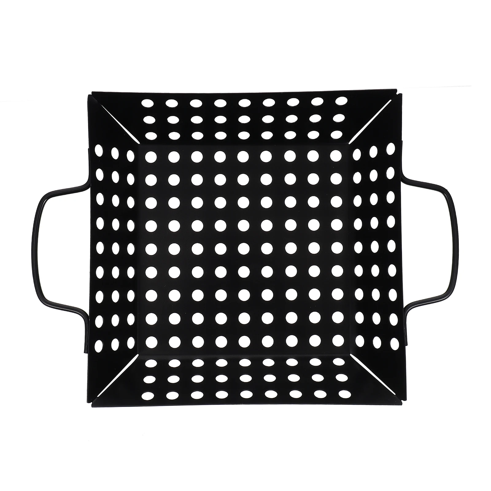 

1pc Barbecue Drain Pan Large Capacity Non-Stick BBQ Grill Pan Outdoor Camping Cookware Holes Plate Mesh Supplies