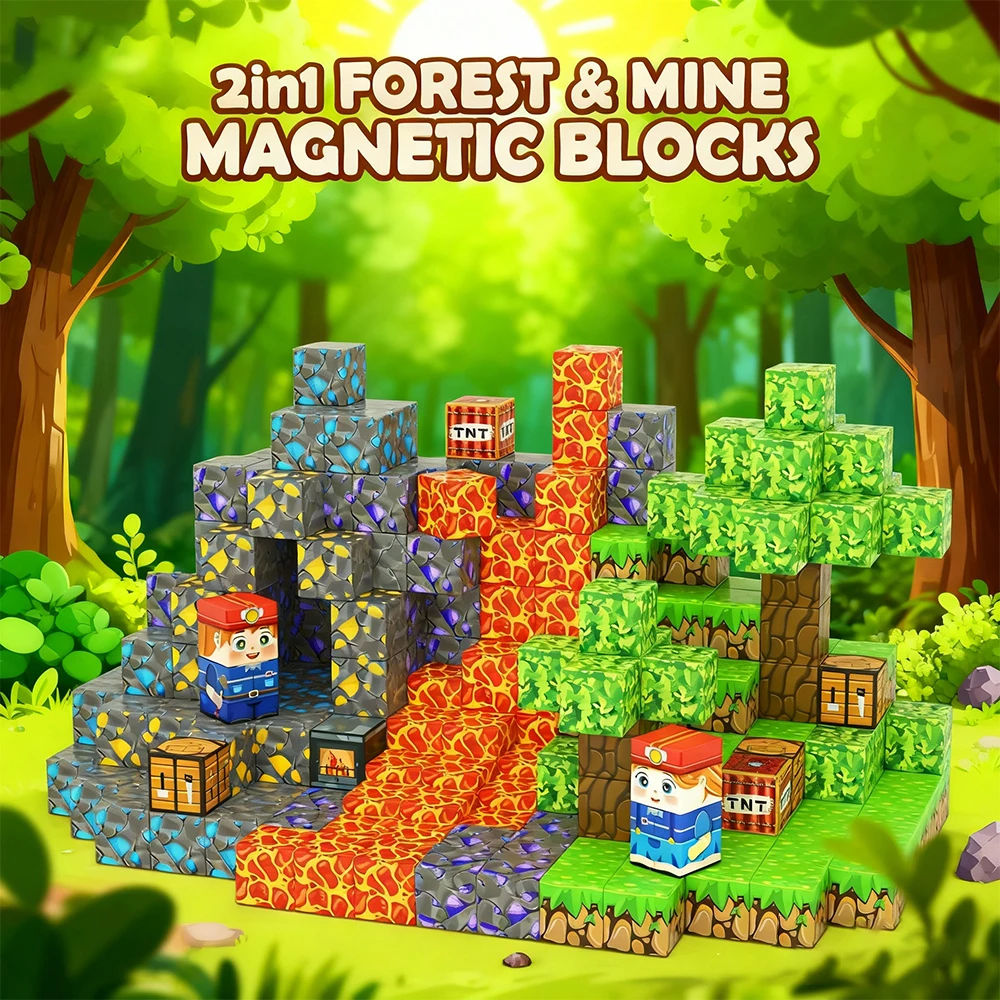 창의적인 자석 블록 벽돌 유명한 장면 세계 건축 세트 DIY 모델 어린이 장난감 크리스마스 선물