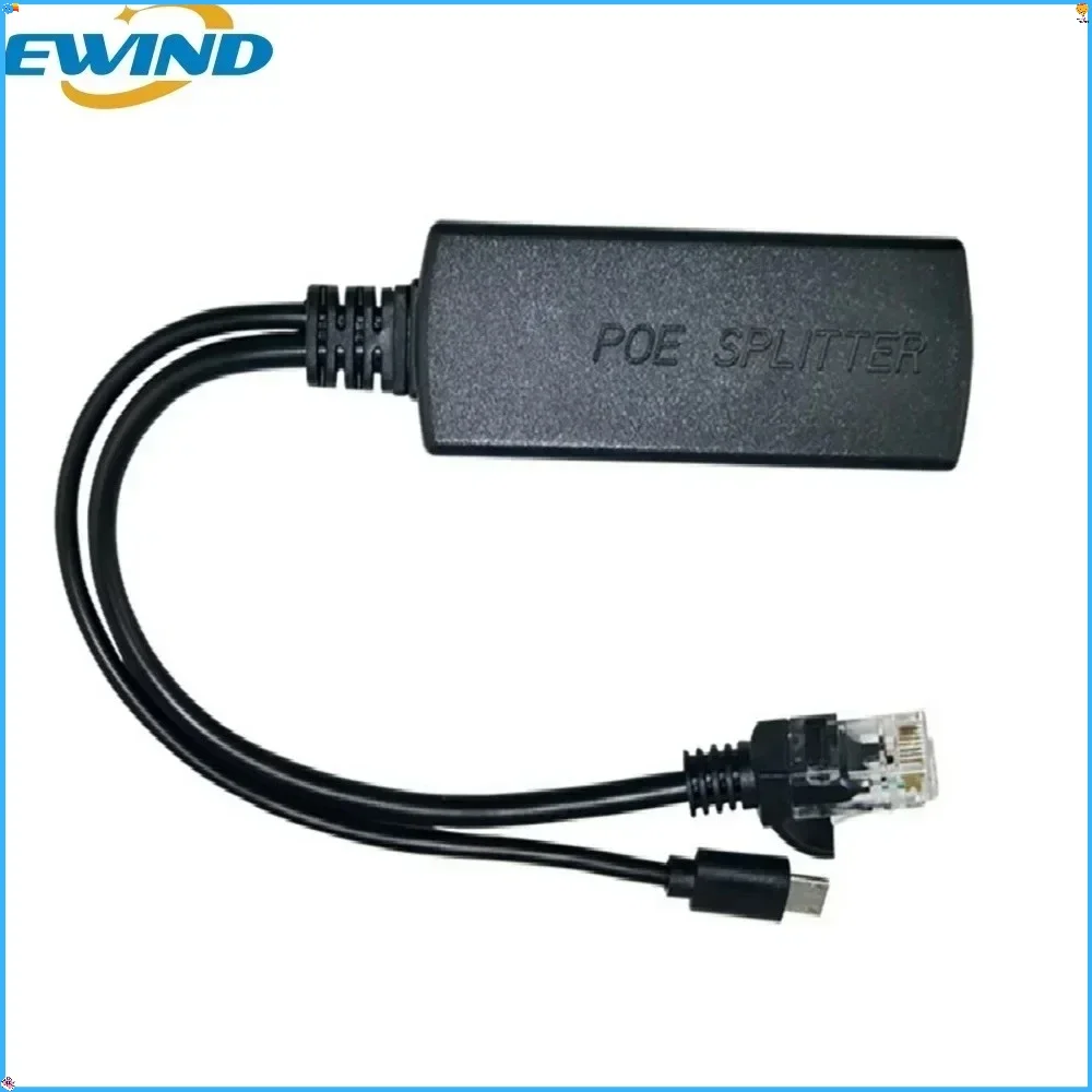 

EWIND 10/100/1000Mbps Power over Ethernet For CISCO,Huawei and cameras Gigabit POE splitter,48V to 5V 12V micro USB/Type-C/DC