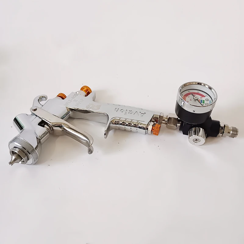 Original Product Avalon Professional HVLP Spay Gun 1.4mm Nozzle Gravity Airbrush For Car Painting 400X Upper Pot Double Cap