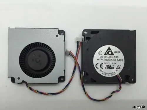 New For Delta Electronics BSB0512LAA01 DC12V 0.10A 4Pin 50x50x10mm 50mm 5CM PWM Turbo Blower Case Cooling Fan BSB0512LAA01