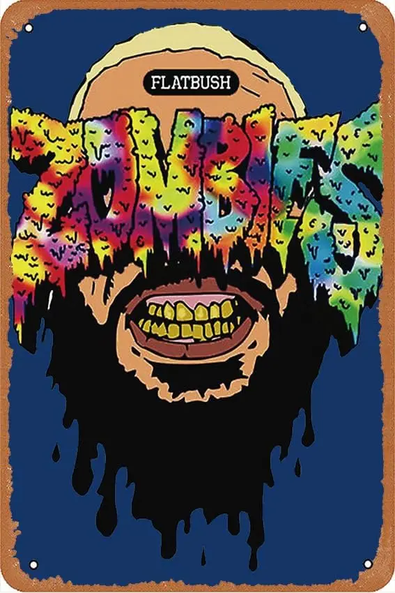 Flatbush Zombies – Music – Poster Vintage Retro Collectible tin Sign Wall Decoration 8x12 inch Poster Home bar Restaurant Garage