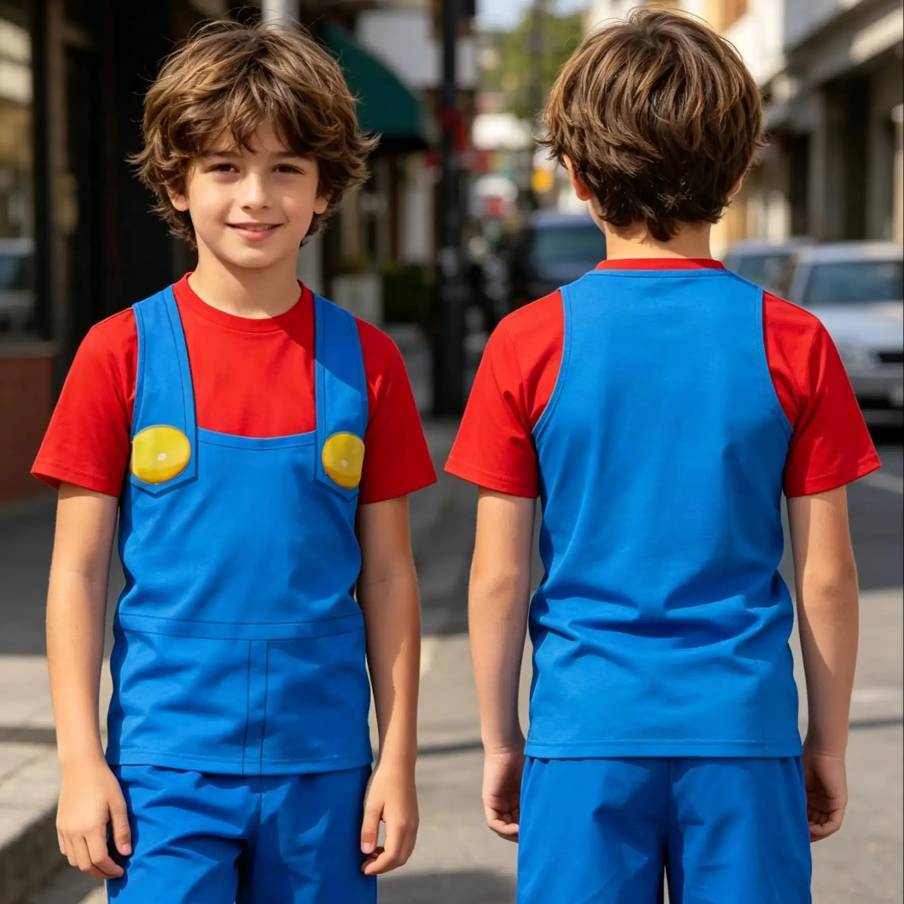 Cartoon Bowser 3D Print Cosplay Shirt Men T Shirt Women Tee Boys Top Children Parent Child Quick dry short sleeves kids Tshirt