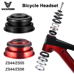 VIARON MTB Bicycle Headset 34/44/52/55/56mm CNC 1 1/8