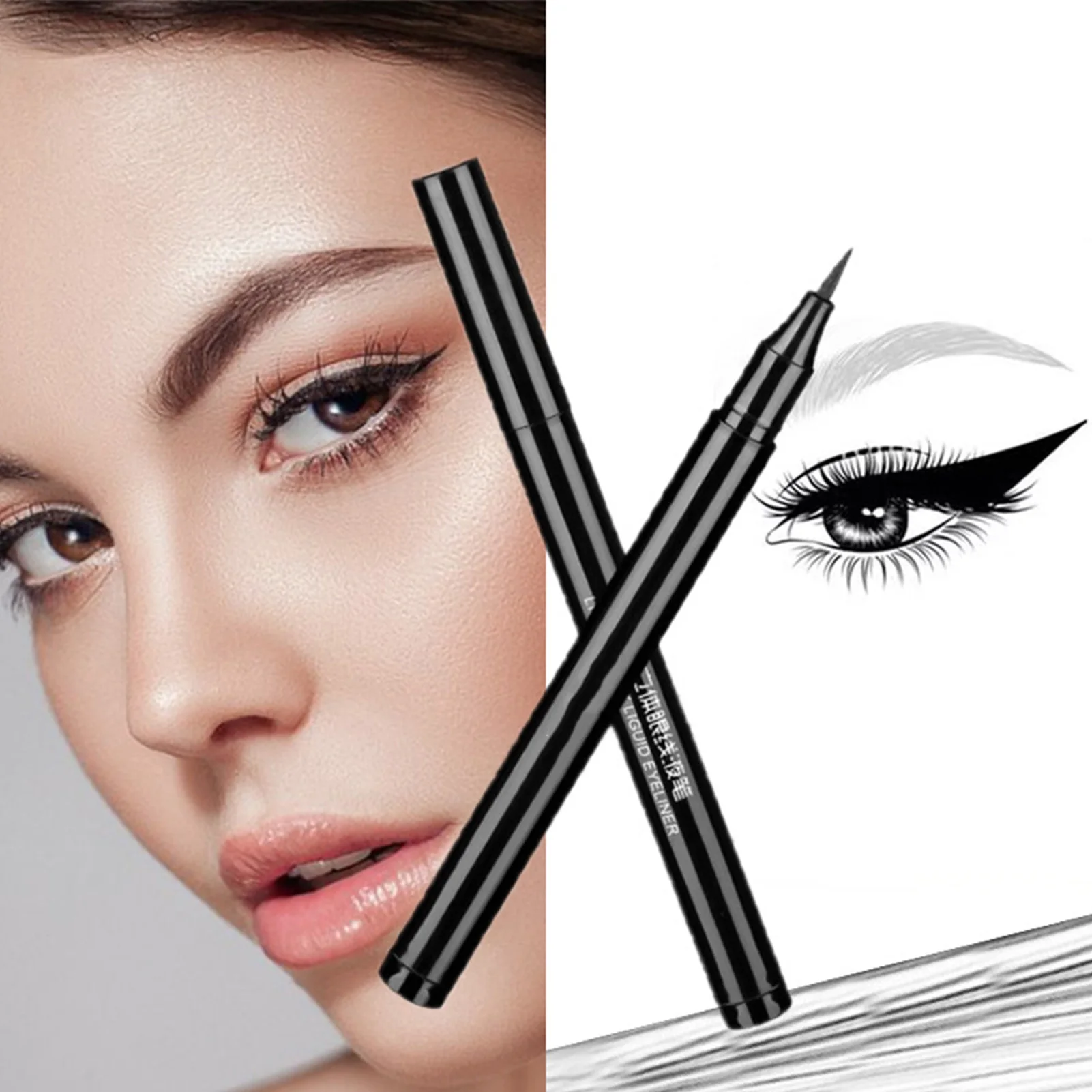 Ultra Fine Liquid Long-lasting Waterproof  Pencil Gift for Girlfriend or Female Friends