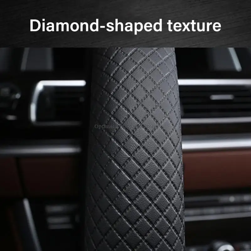 

Nonslip Steering Wheel Cover Soft Grip PU Leather All Season Antislip Design