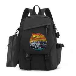 Fashion Back To The Future School Bag for Teenager Girl Children Backpacks Laptop Knapsack Bag Kids Students Schoolbags Mochilas