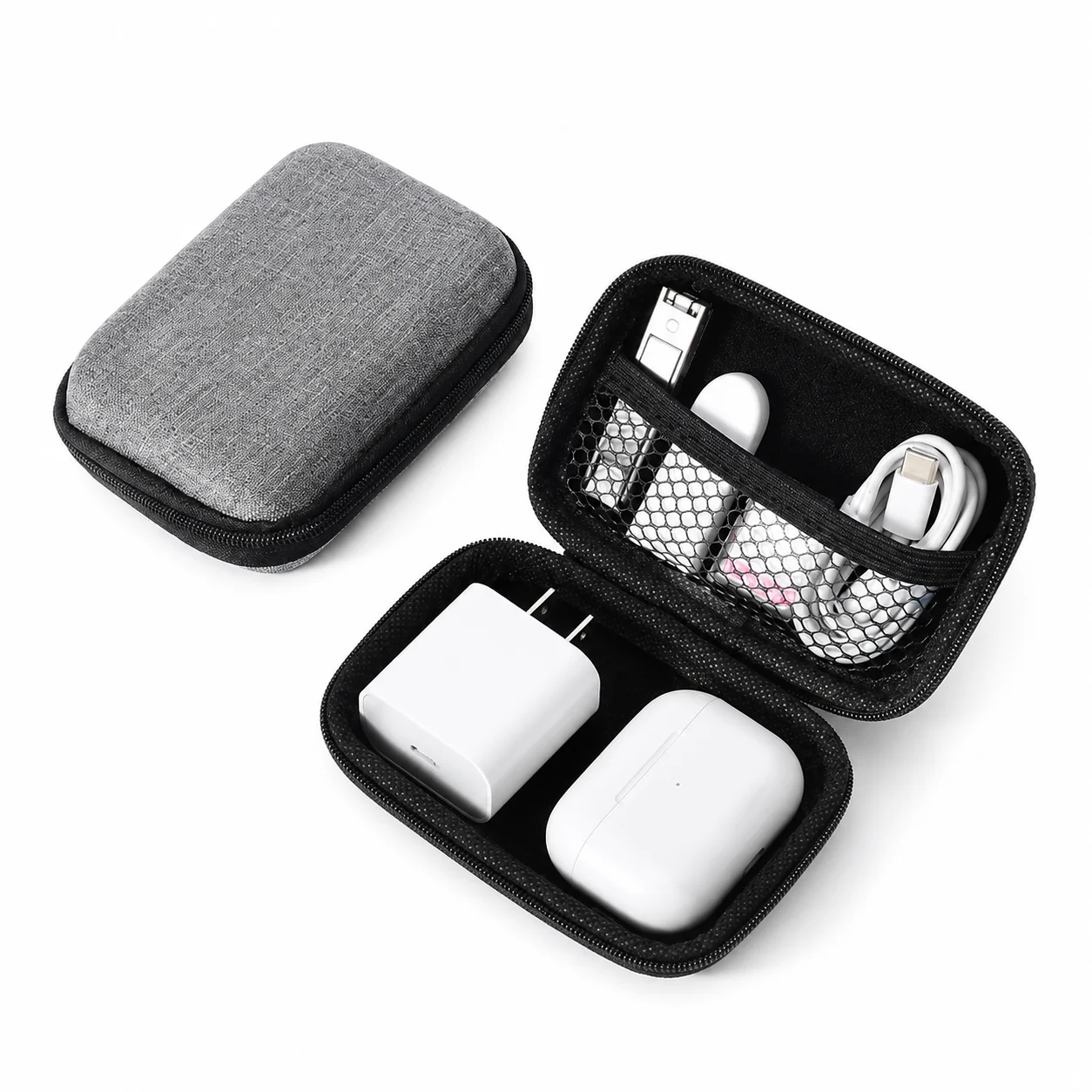 Cable Organizer Bag Portable Electronics Accessories Travel Case USB Charger Cord Storage Pouch for Phone Earbuds