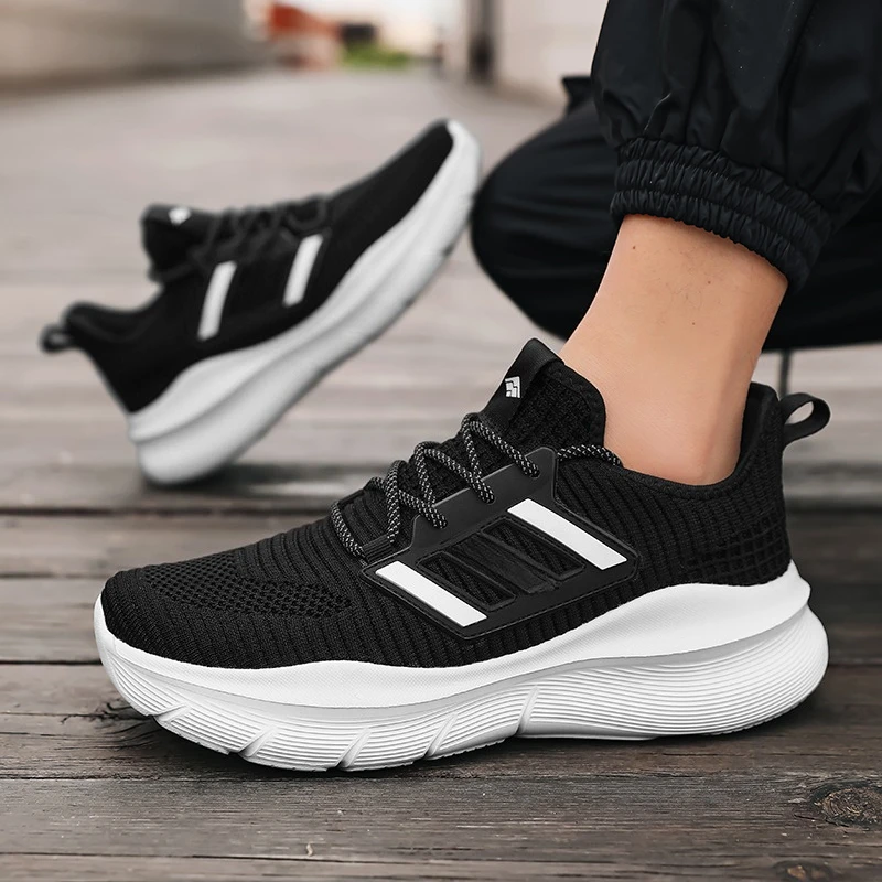

Men Sneakers Mesh Breathable Man White Running Tennis Shoe Comfortable Outdoor Sports Shoes for Men Casual Shoes Tenis Masculino