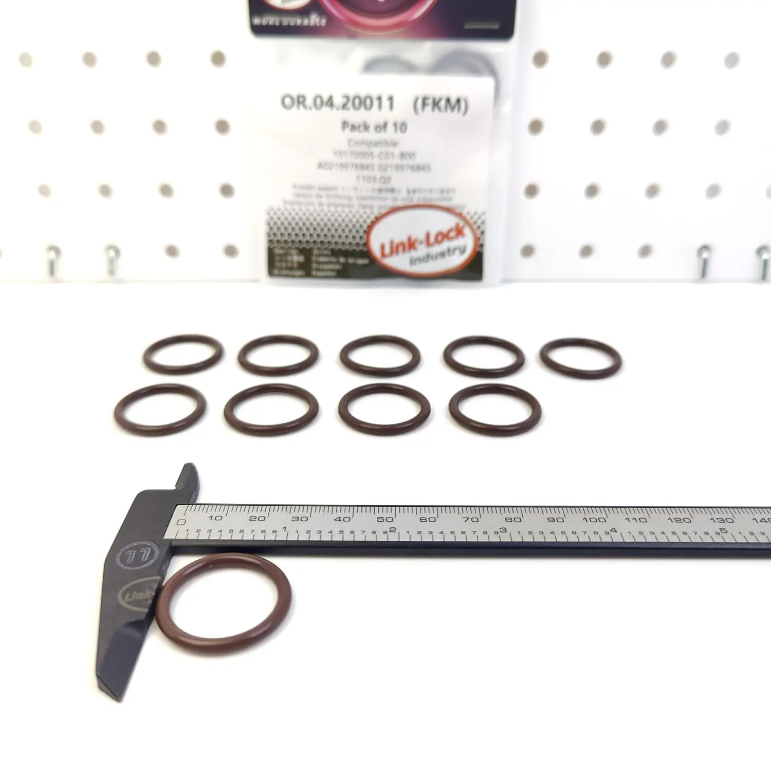 LINK-LOCK 10PCS OR.04.20011 FKM Viton Sealing O-Ring Kit of Coolant Pump 10170005-C01-B00 A0219976845 0219976845 1103.Q2 for BAI
