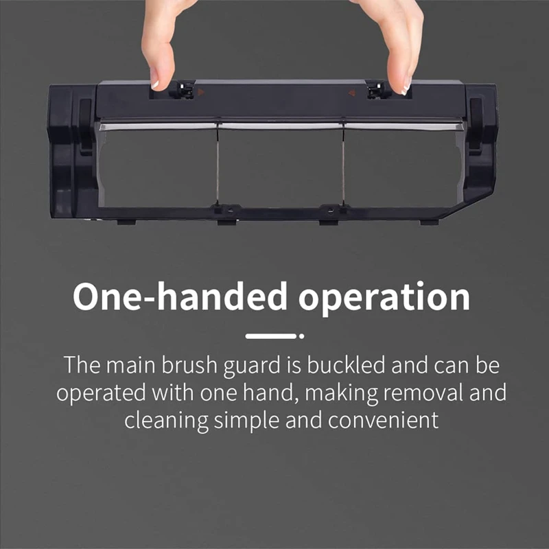 Couvercle de brosse principale pour aspirateur Robot Xiaomi Roborock S6 Maxv, S6, S6 Pure, E4,S4 Max, S4, S5 Max, S5, E35 et E2