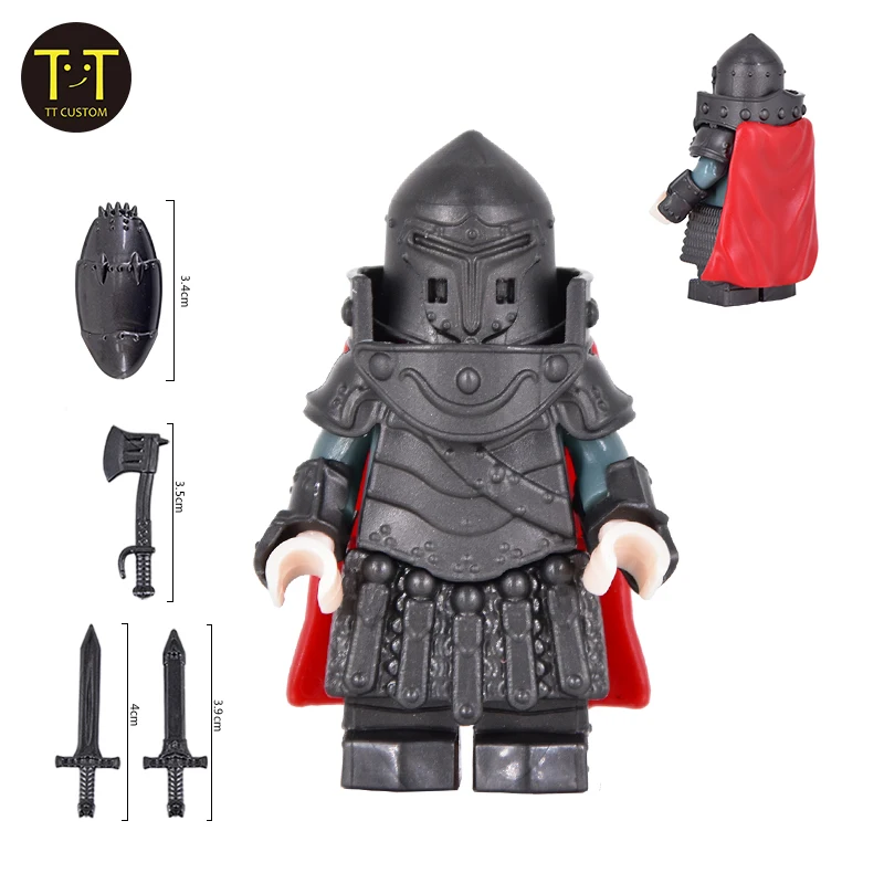 MOC Miyazaki Hayao Medieval Figures Valley of Wind Characters Knights Doromechia Armored Forces Building Blocks DIY Toys