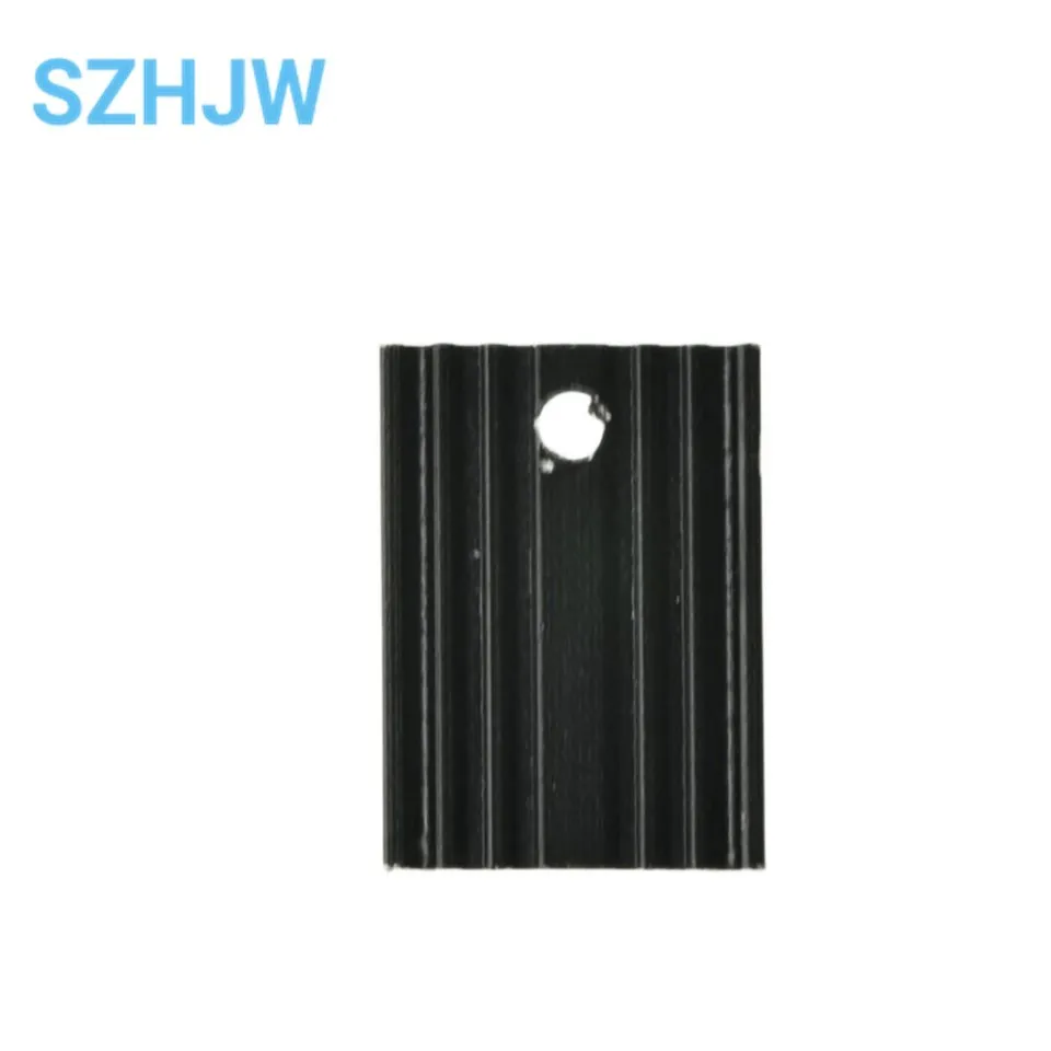 5PCS TO-220 Triode Heatsink Radiator Cooler Radiator 21x15x10MM SCR Black U-type Aluminum Heat Sink