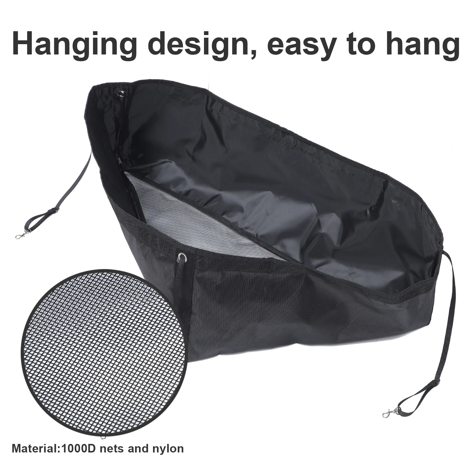 

Hanging Horse Feeder Bag Waterproof Tough Nylon Rope Mesh Edges Horse Feeding Nets for Grazing Time Saving Safe Use