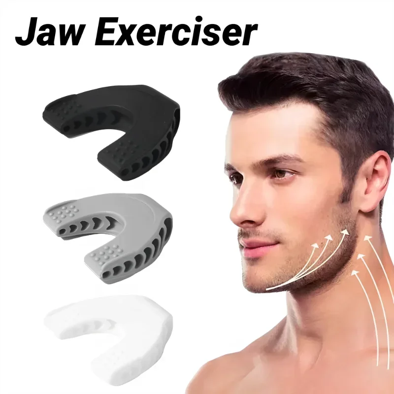 

U Shape New Facial Jaw Exerciser And Neck Toning Jawline For Men Women Face Muscle Trainin Resistance Levels Double Chin Reducer