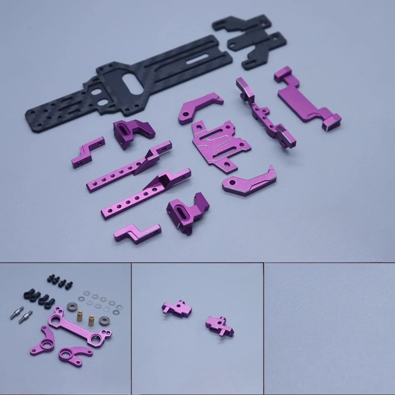 RW00-SR RC Mosquito Car 1/24 RWD RC Drift Car Frame KIT Electric Remote Control Drift Competition Mosquito Car Toy Accessories