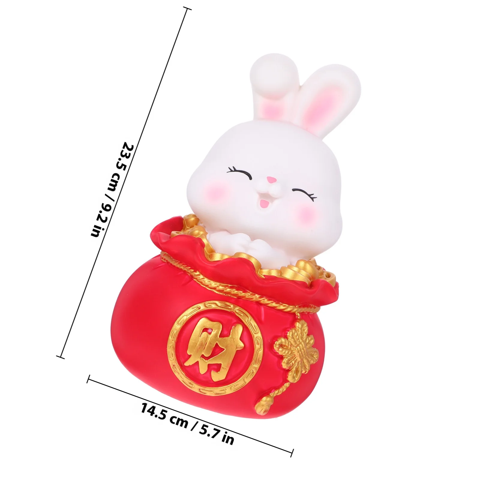 كبير الأرنب عملة البنك أرنب حصالة الفينيل الكرتون أصبع البنك سطح المكتب الزخرفية جرة المال للأطفال أصبع البنوك للفتيات #2