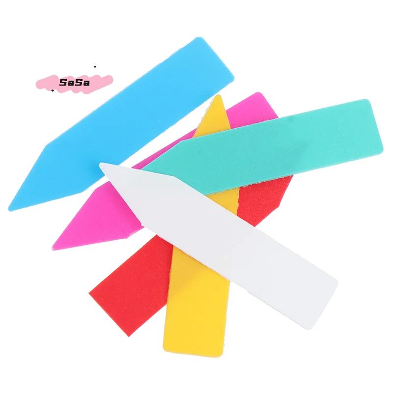 

100Pcs 5x1cm Multicolor Plastic Plant Labels Indoor Bonsai Name Tags Garden Ornaments Markers for Easy Identification