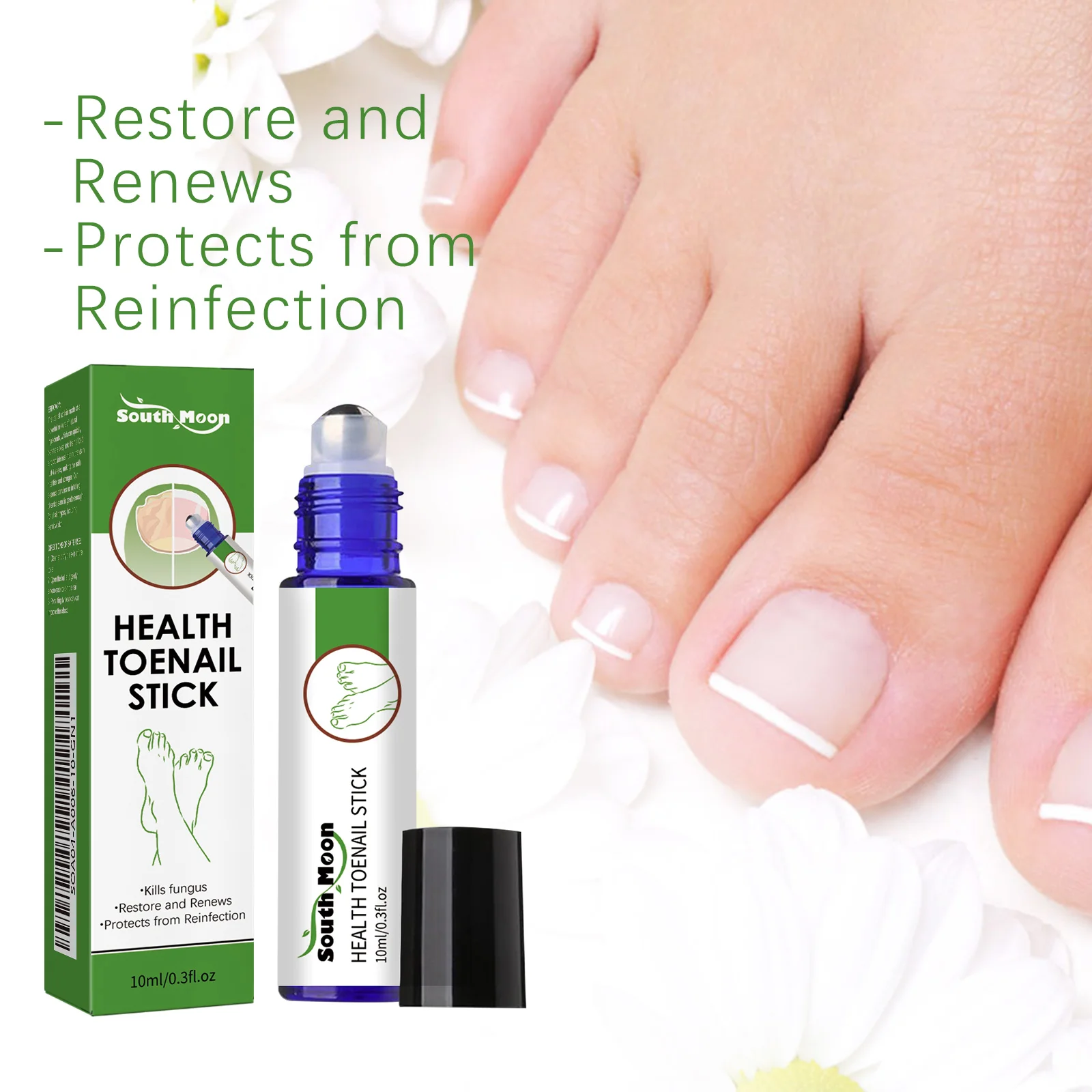 Nail Fungus Infection Inhibiting Care Roller Daily Cleaning Softening Nail Correcting Distorted Nails Hand Foot Nail Brightening