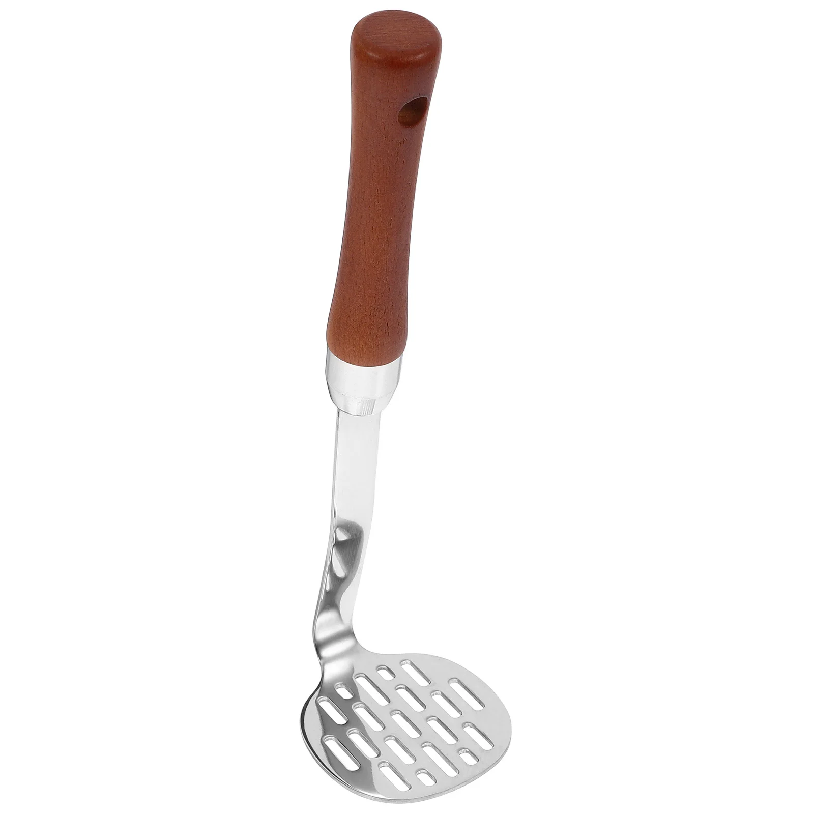 

Stainless Steel Cake Presser with Wooden Handle Compact Design for Easy Cleaning Perfect Kitchen Gadget for Tortilla Meat Pie