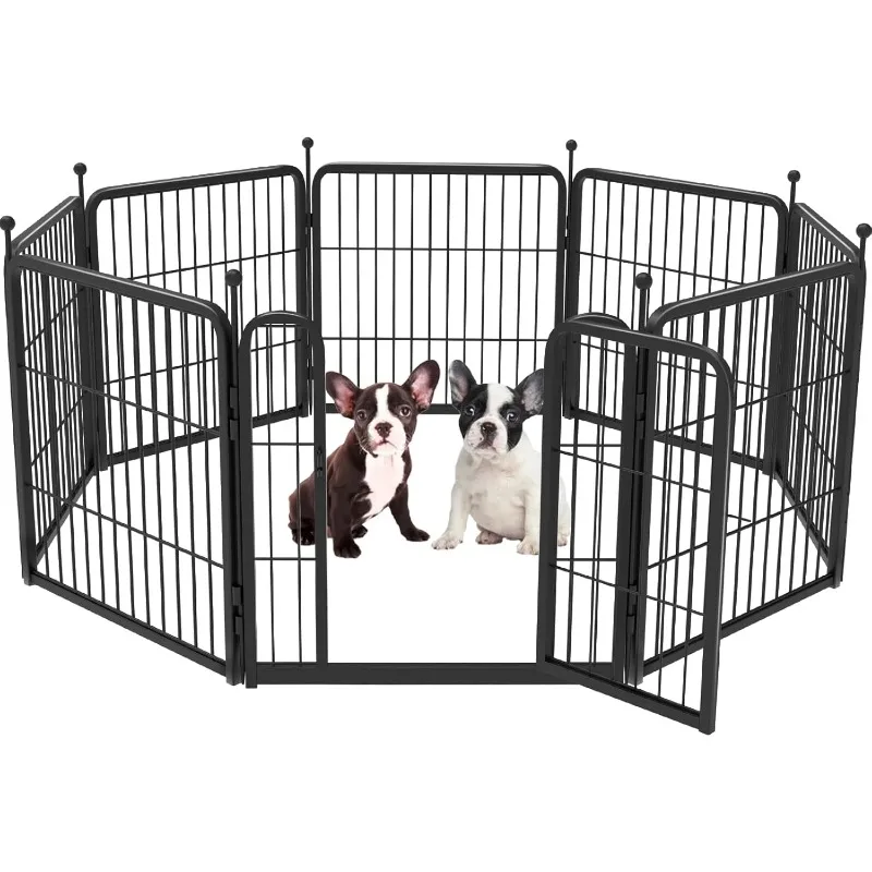 

Rollick Dog Playpen for Yard, RV Camping│Patented, 24 inch 8 Panels