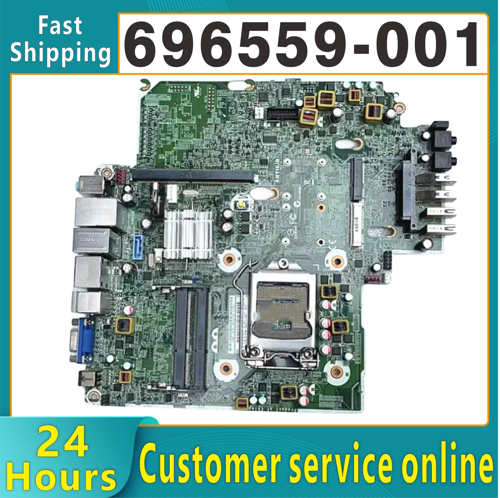 696559-001 For HP EliteDesk 800 G1 USDT Desktop Motherboard 737729-001 729087-701 696558-000 Mainboard 100% test working