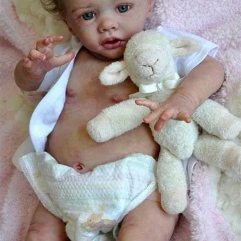 20 inch Reborn Baby Kit Ella Rare Limited Edition Realistic Soft Touch Body and Eyes with Muñeca Kit Bebé Reborn Niña