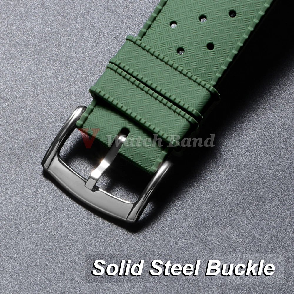 For Fossil for Seiko Bands 18/ - огляд і ціна Rubber Strap Diver