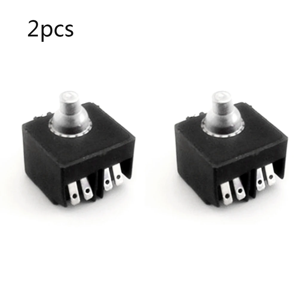 2Pcs FA2-4/2W Angle Grinder Replacement Push Button Switch Angle Grinder 100 Polisher Accessory For S1M-FF03-100 6/8-100