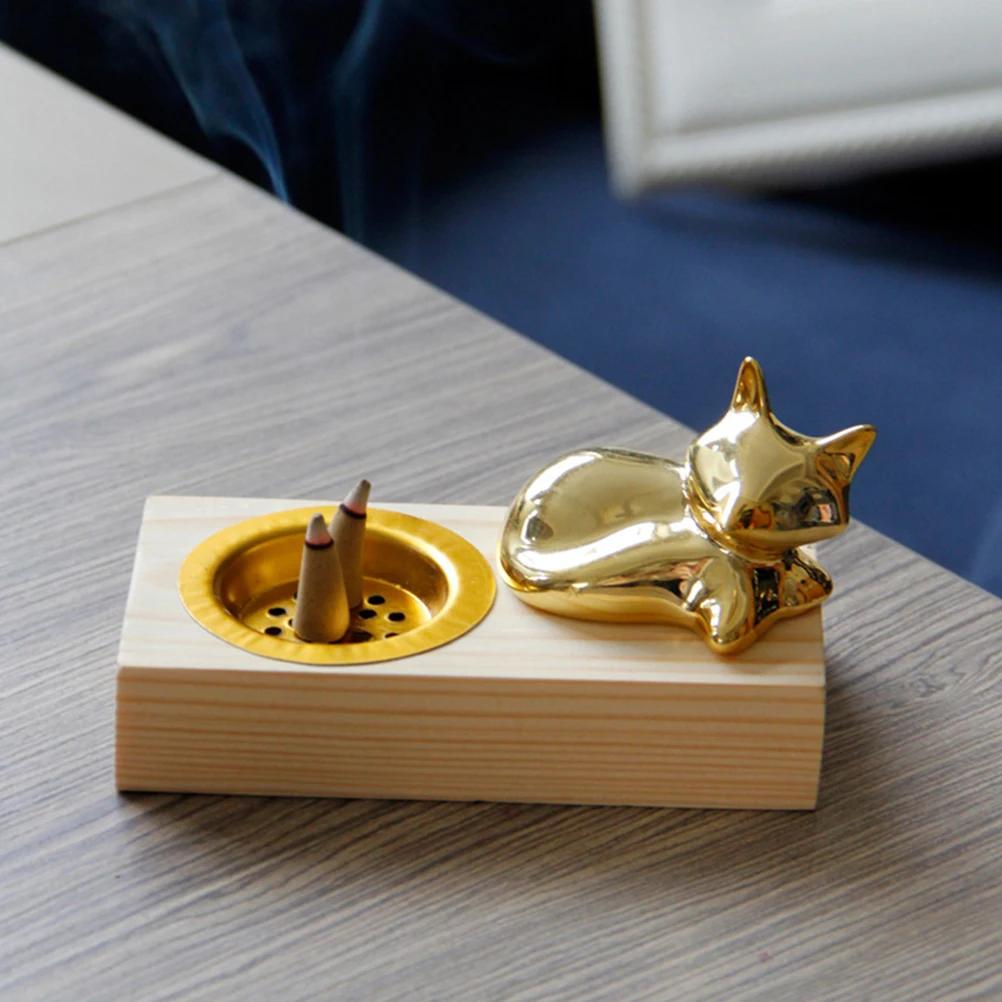 

Ceramic Wood Aroma Stove Elegant Sandalwood Incense Burner Home Decor Exquisite Censer Unique Office Tea Room Indoor Outdoor