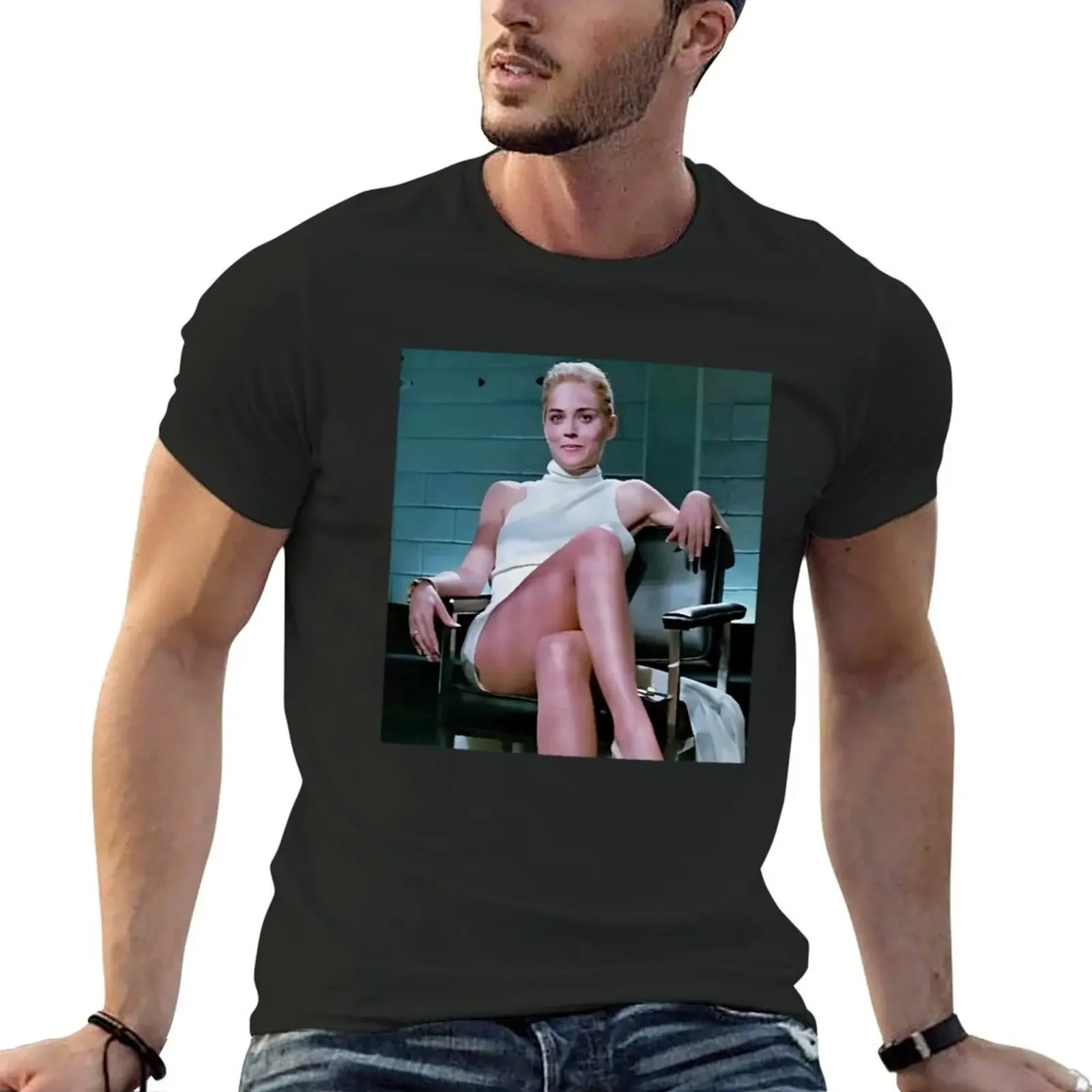 

Sharon Stone Unisex Shirt, Vintage Sharon Stone TShirt Gift For Him & Her, Best Sharon Stone T-Shirt