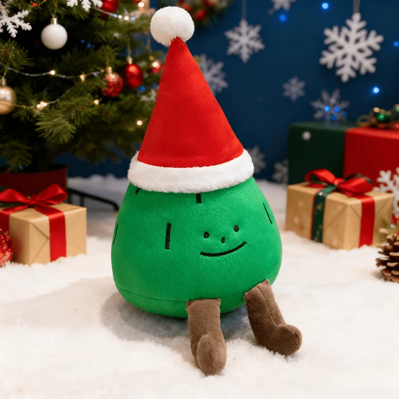 Bonito árvore de natal travesseiro cura-estilo árvore de natal brinquedo de pelúcia criativo casa sofá e quarto ornamento decorativo