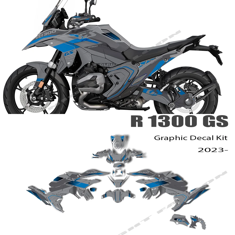 For BMW R 1300 GS Full Graphic Kit Protective Sticker GS 1300 Stickers Kit Motorcycle Sticker Scratch Resistant Decal