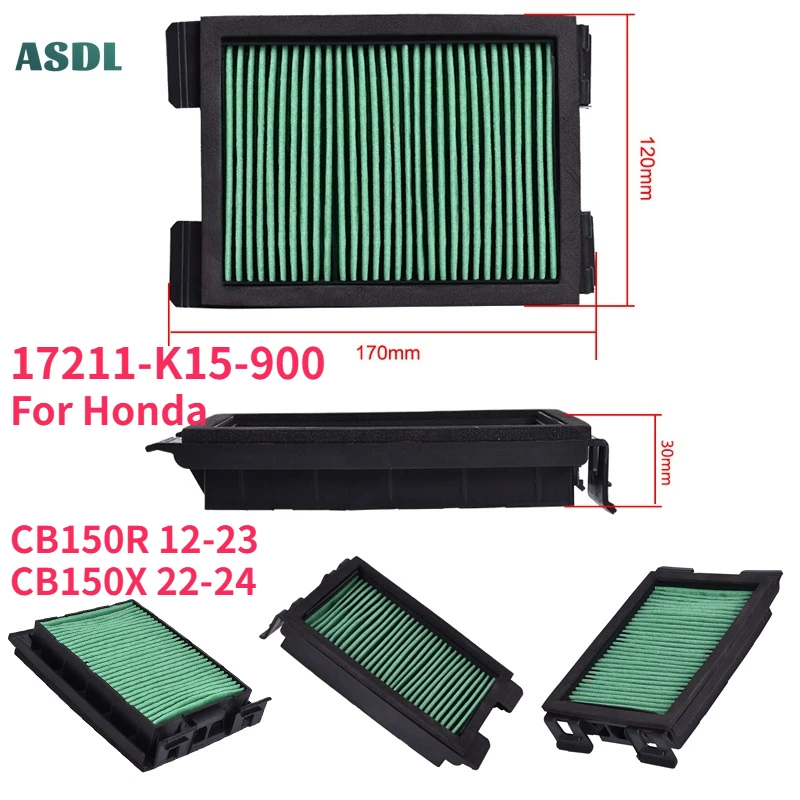 

17211-K15-900 Motorcycle Air Filter Systems Element for Honda CB150R 2012-2023 CB150X 2022-2024 CB 150 R CB150 X Motorcycle Part
