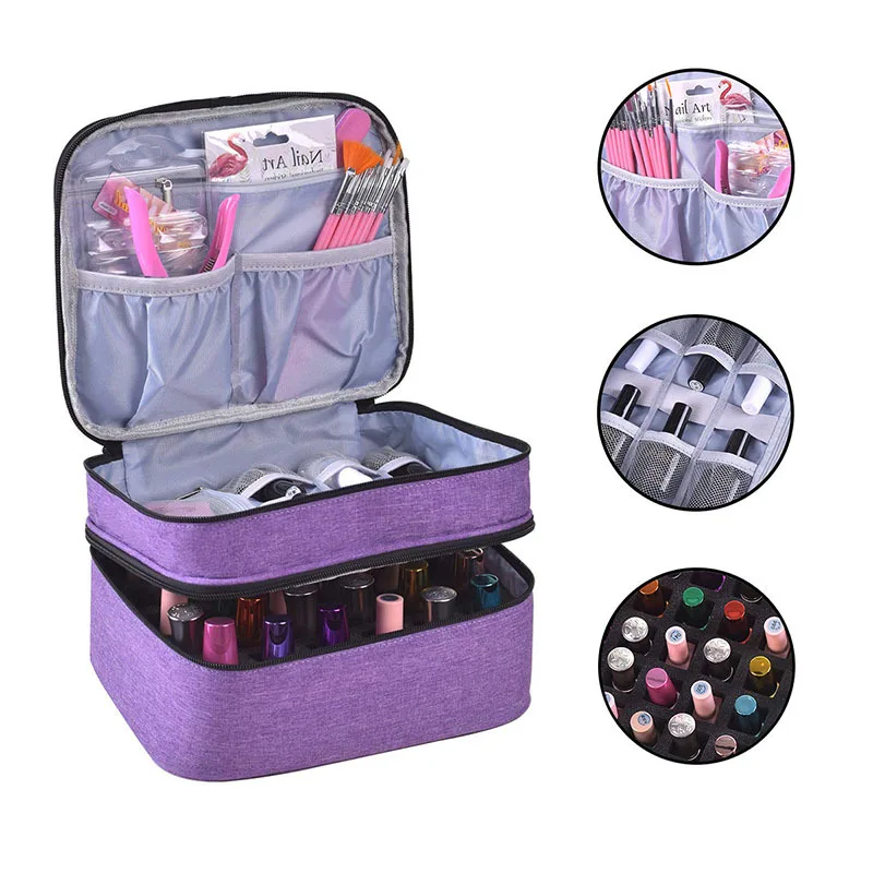 large-capacity-nail-polish-essential-oil-accessories-storage-bag-double-layer-fashion-travel-hand-held-bag-portable-tote-bag