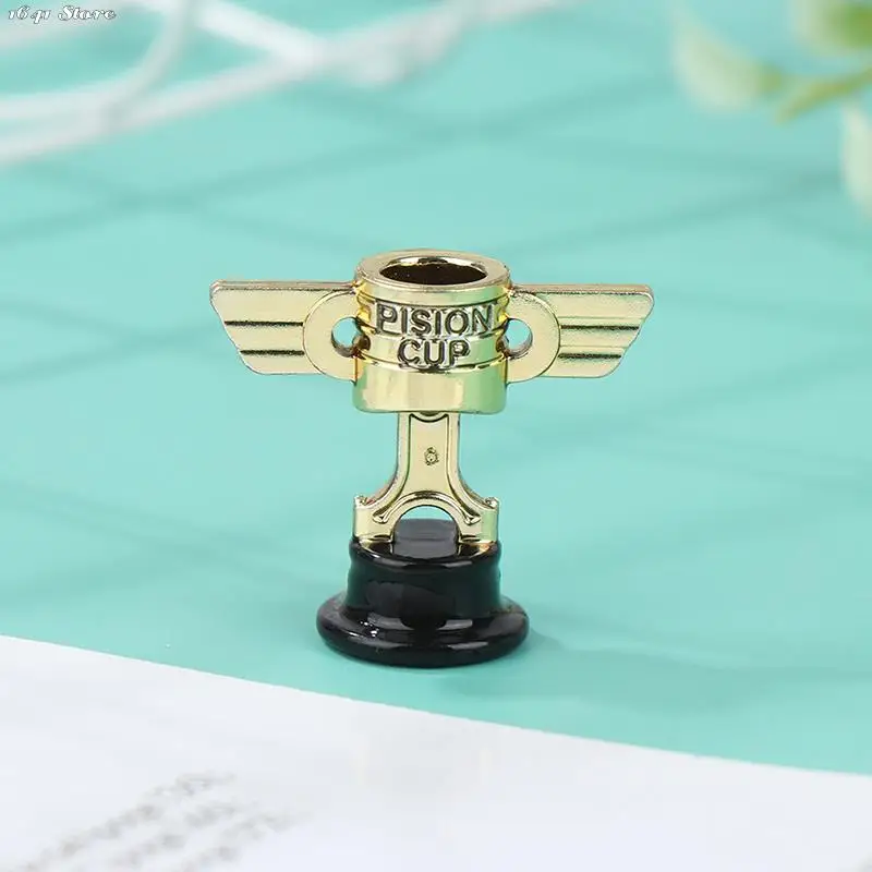 1pc PISTON CUP Gold Championship Trophy Toy Model Christmas Gift For Children Collect Gifts