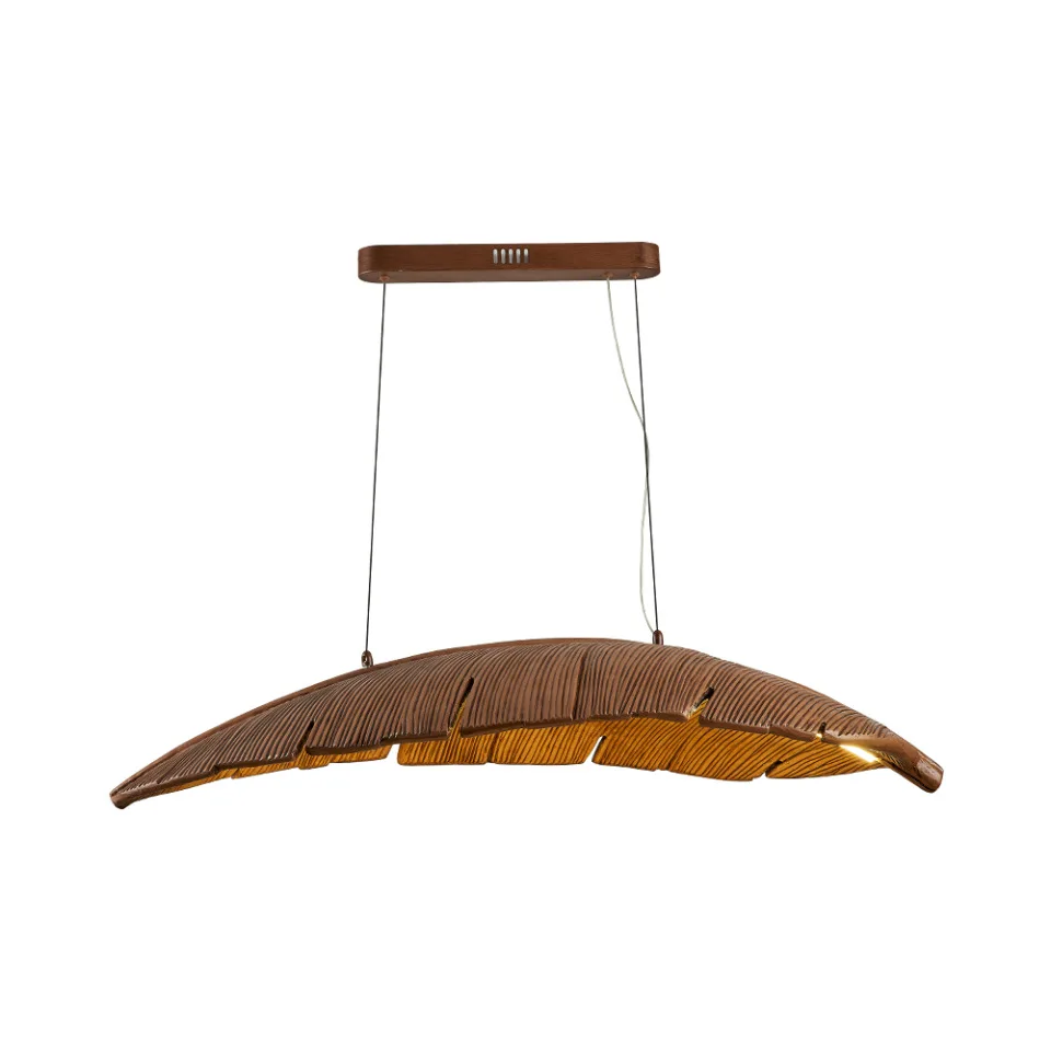 

South East Asia style, natural retro banana leaf chandelier, restaurant bar booth tea room island chandelier