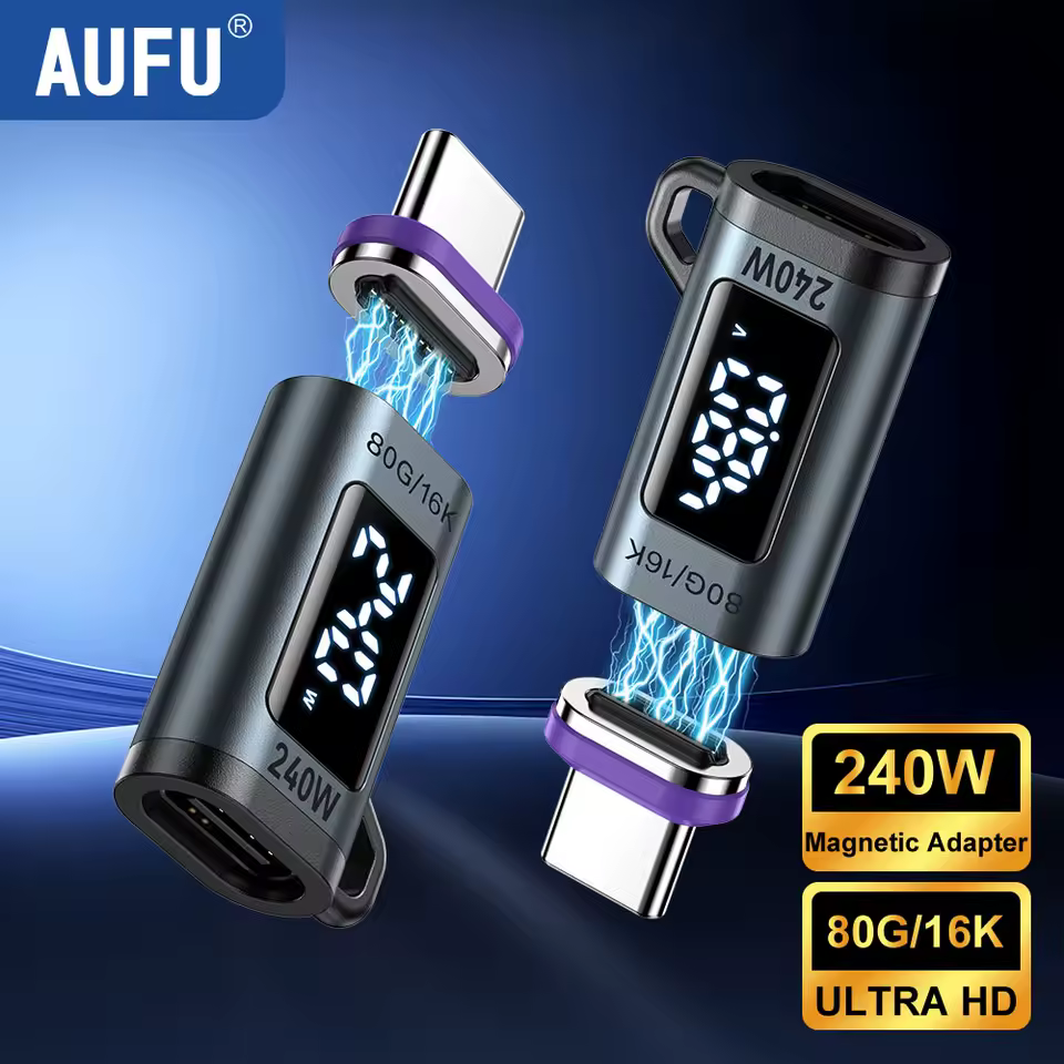 AUFU 磁気アダプター USB Type-C