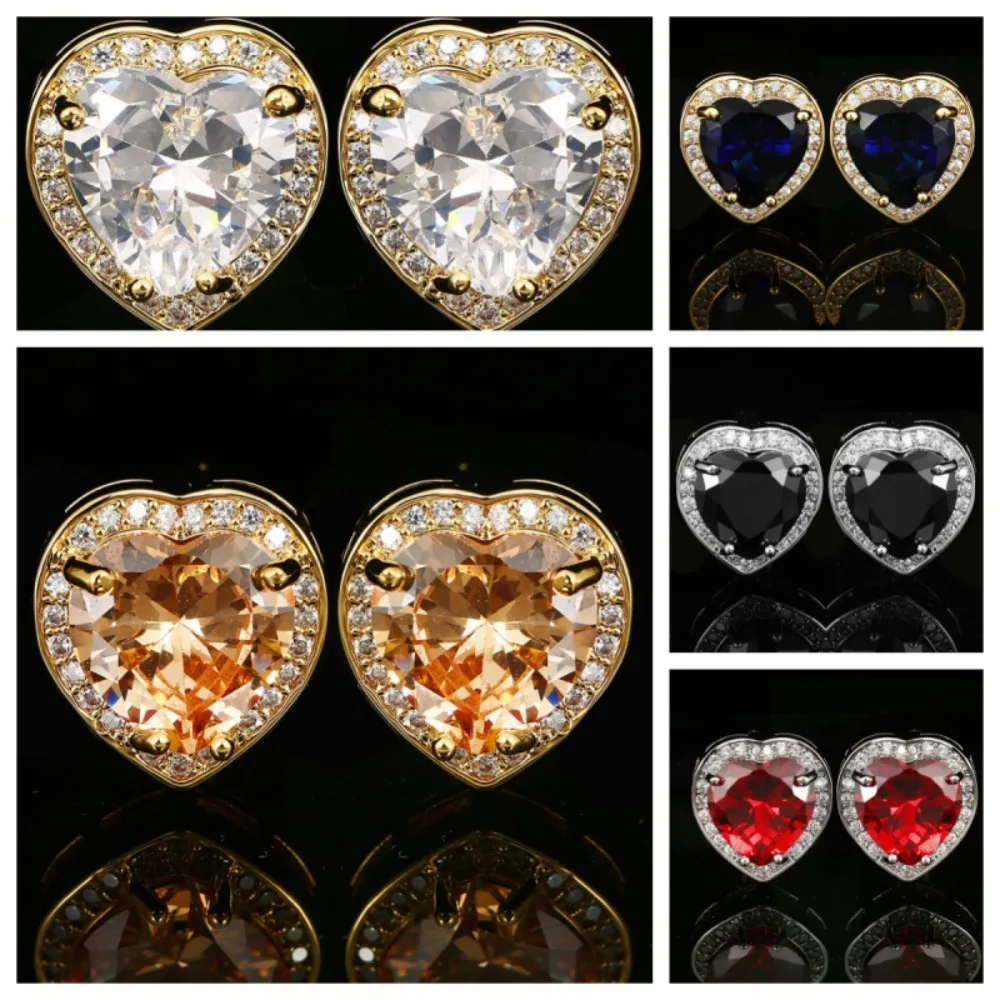 A Pair Love God's Heart Cufflinks for Men Exquisite French Shirt Style, Perfect Couple's Match