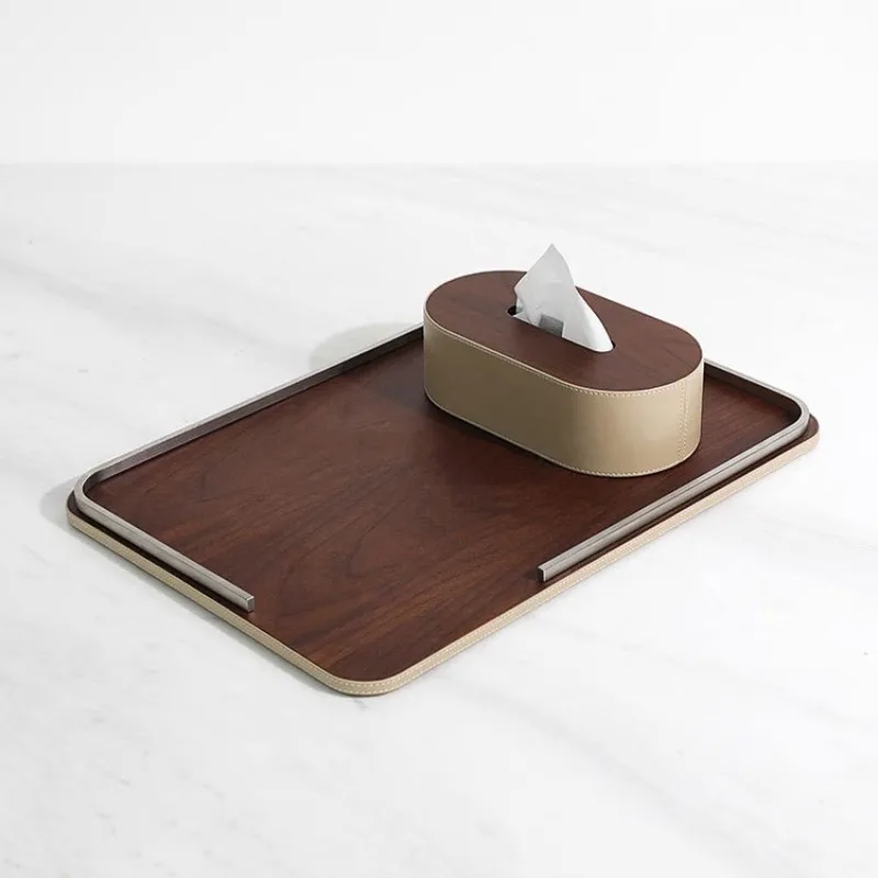 الفن ضوء صينية خشبية فاخرة زخرفة غرفة المعيشة دراسة مدخل سجل اللون الديكور نموذج الغرفة #4