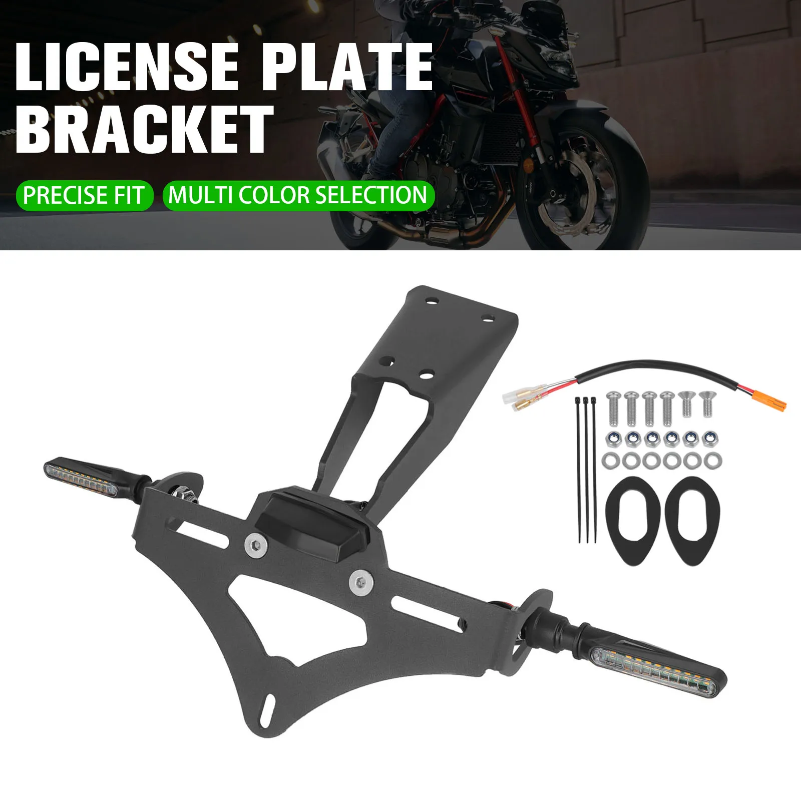 

Держатель номерного знака мотоцикла, кронштейн номерного знака для Honda CB750 CB 750 Hornet 2023 2024 2025, кронштейн со светодиодной подсветкой