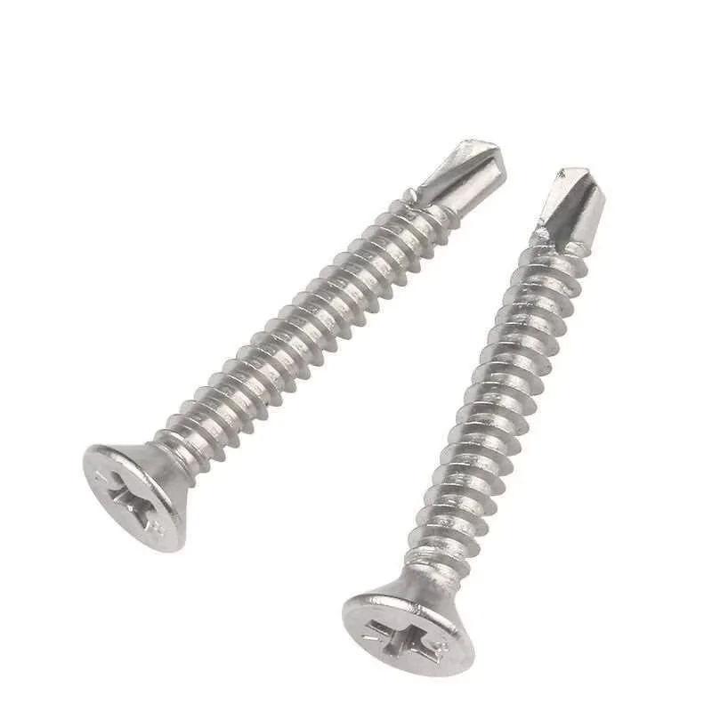 25/50PCS M4.2 Truss Head 410 Stainless Steel Self Tapping Screws Sheet Metal Lath Metal Construction Hardware Fasteners