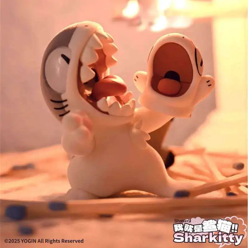 

New Authentic Sharkitty Series Figure Blind Box Trendy Play Collectible Anime Model Birthday Gift For Anime Lovers