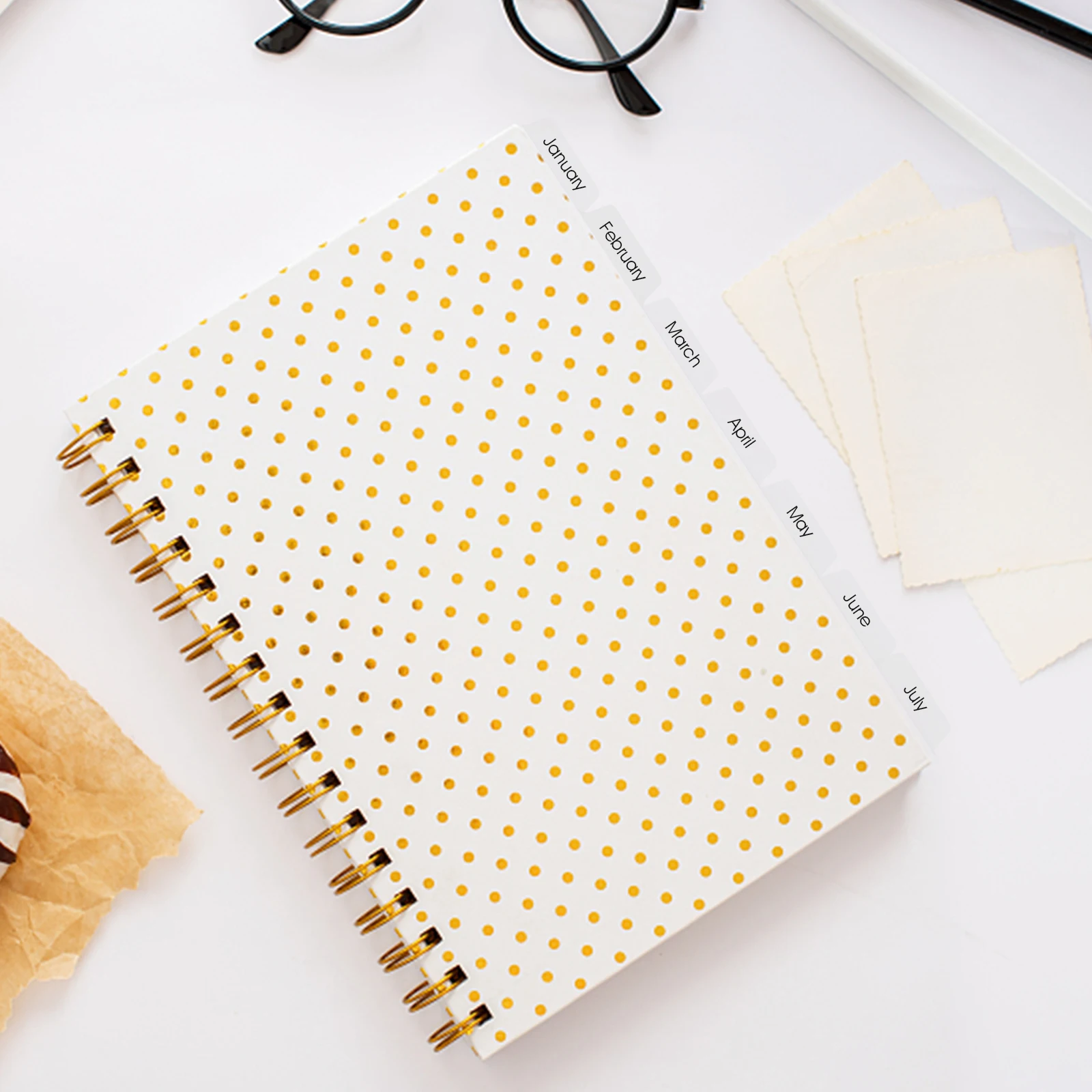 

14pcs Binder Dividers Tabs Plastic Notebook Divider Page Index File Book Planner Accessories Colored Notepad Tabs