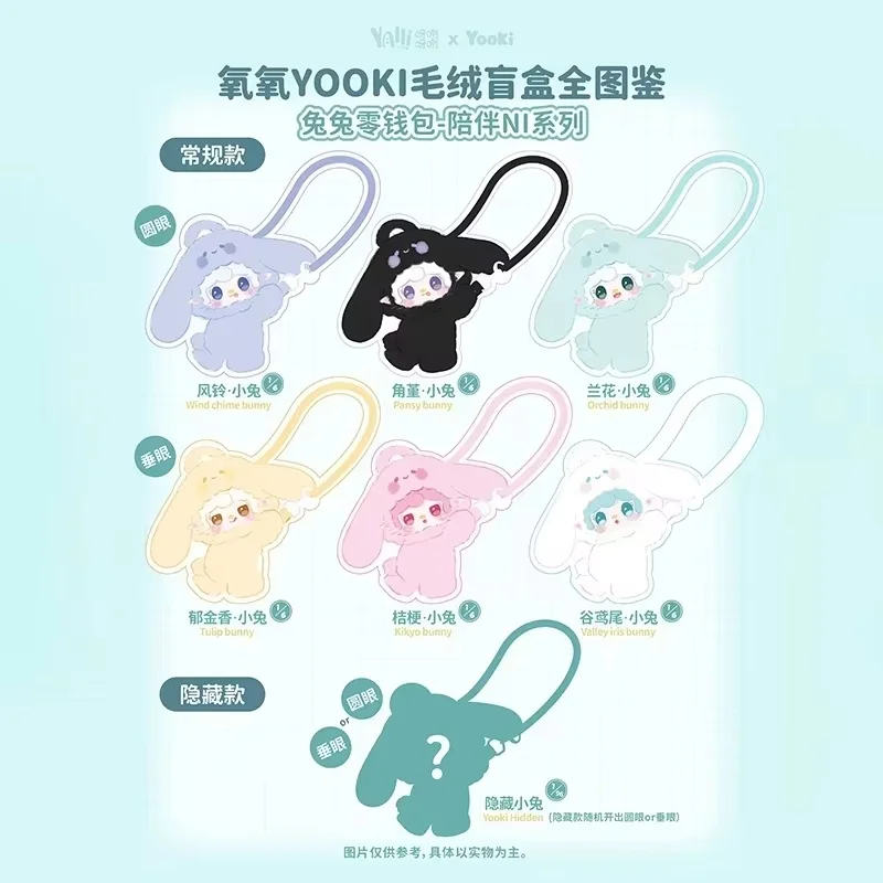 

Yooki Oxygen V8 Plush Rabbit Wallet - Accompanying Ni Series Blind Box Trendy Toy Crossbody Bag Mystery Box Girl Birthday Gifts