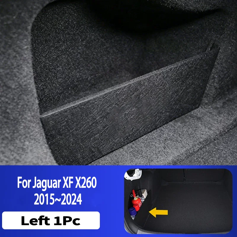 Auto Multifunction Storage Box For Jaguar XF X260 2015~2024 2016 2017 Car Thickening Trunk Storage Partitio Interior Accessories