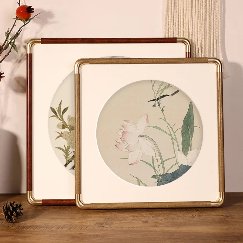New Chinese-style Photo Frames Modern retro Light luxury Photo Frames Fashionable simple Home Decor Enmarcado de cuadros YSXK